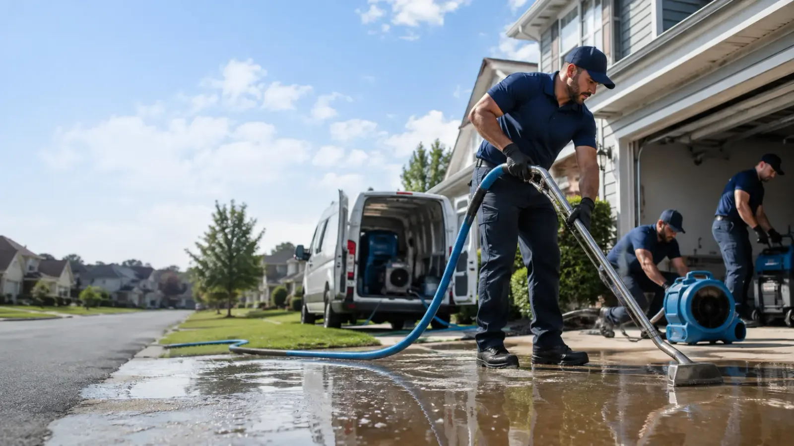 Flood Damage Restoration in Spiceland, IN